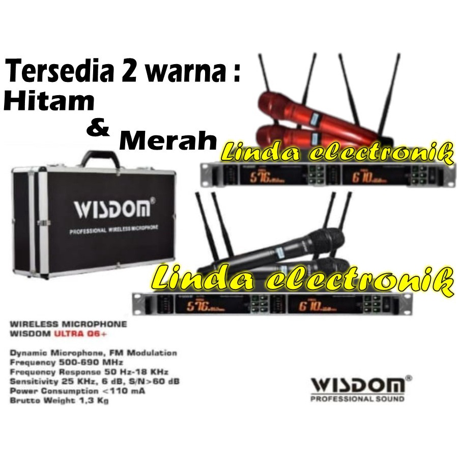 MIC WIRELESS WISDOM ULTRA Q6+ ULTRA Q6 + ORIGINAL ( HANDHELD )