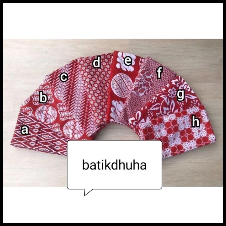 Bestseller Kain Batik Warna Merah Putih / Kain Batik Lawasan Truntum Seno Liris Terbatas