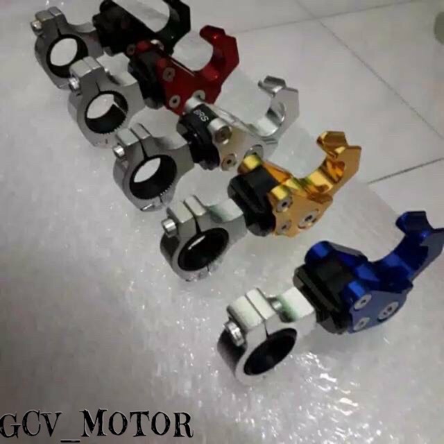 GANTUNGAN BARANG MOTOR VARIASI VIXION RX KING PCX ADV150 XABRE DLL GANTUNGAN BARANG JEPIT DI STANG