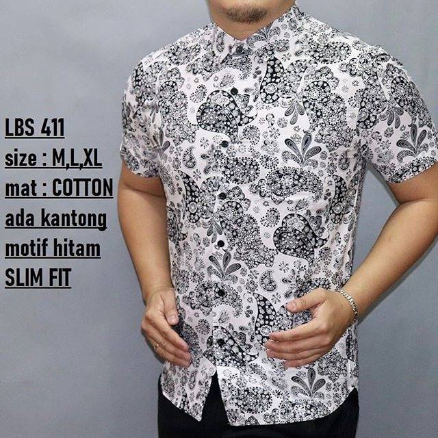 SUPER SALE BAJU BATIK PRIA SLIM FIT MODERN DAN KEMEJA SLIMFIT MEWAH MIX CLOTHING LBS 411