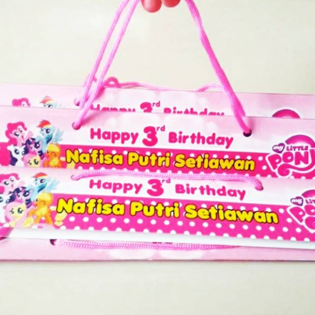 

Label Goodiebag/Label snack Ultah/Label custom