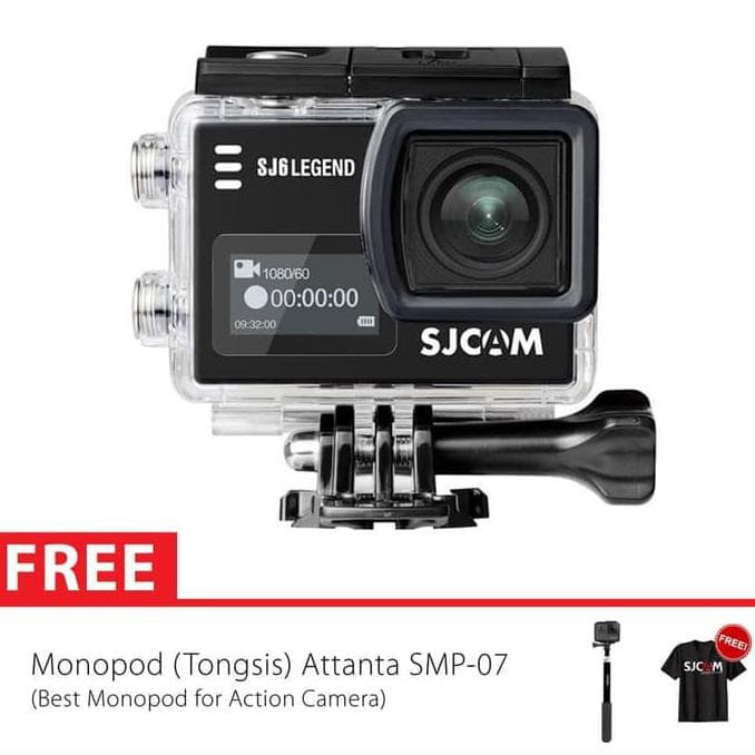 SJCAM SJ6 Legend 4K 16MP Action Kamera Tongsis