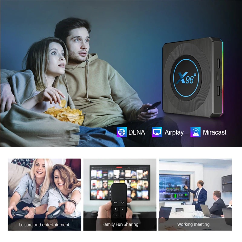 X96 X4 - Android 11 Smart TV Box 8K Display - RAM 4GB ROM 64GB - Varian Terbaru dari X96