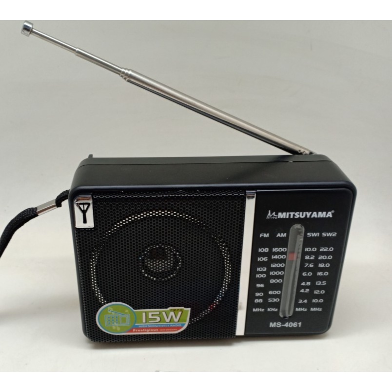 NEW!! RADIO SPEAKER PORTABLE  / RADIO AM-FM-SW1-SW2 4 BAND MITSUYAMA MS-4020BT SERI 4061