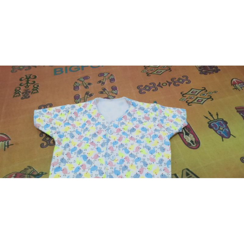 (preloved)baju bayi bekas newborn baru lahir/baju bayi lengan pendek bermotif lucu baju bekas