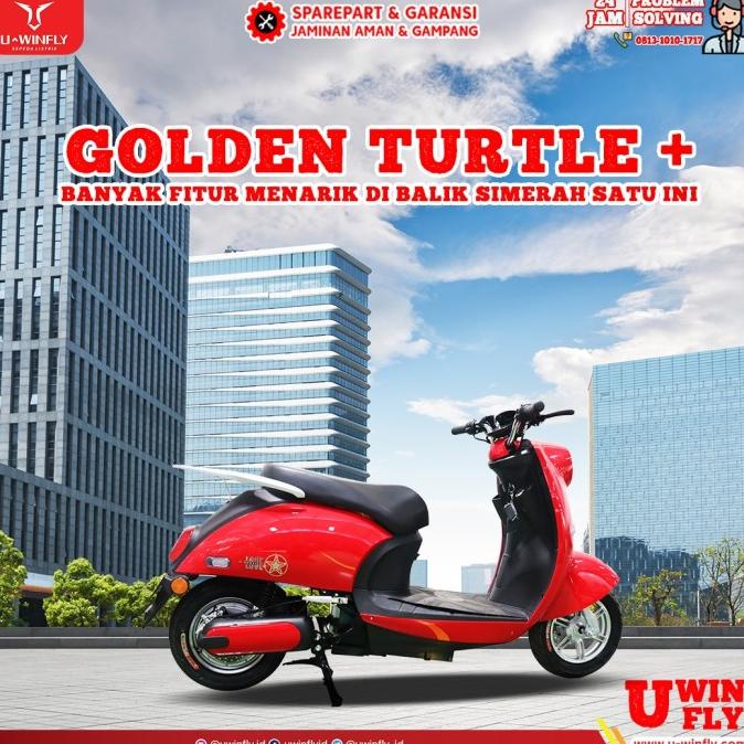 Murah Sepeda Motor Listrik Gn Golden Turtle 2 + Uwinfly Garansi Resmi 1200W