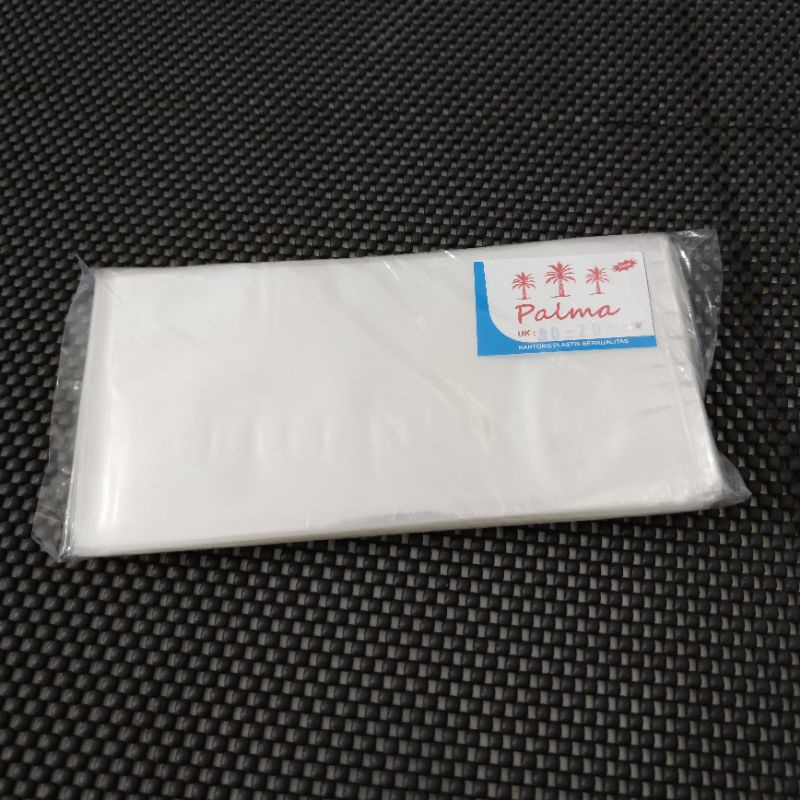 plastik pp PALMA 10x20 pp bening 10 x 20 cm