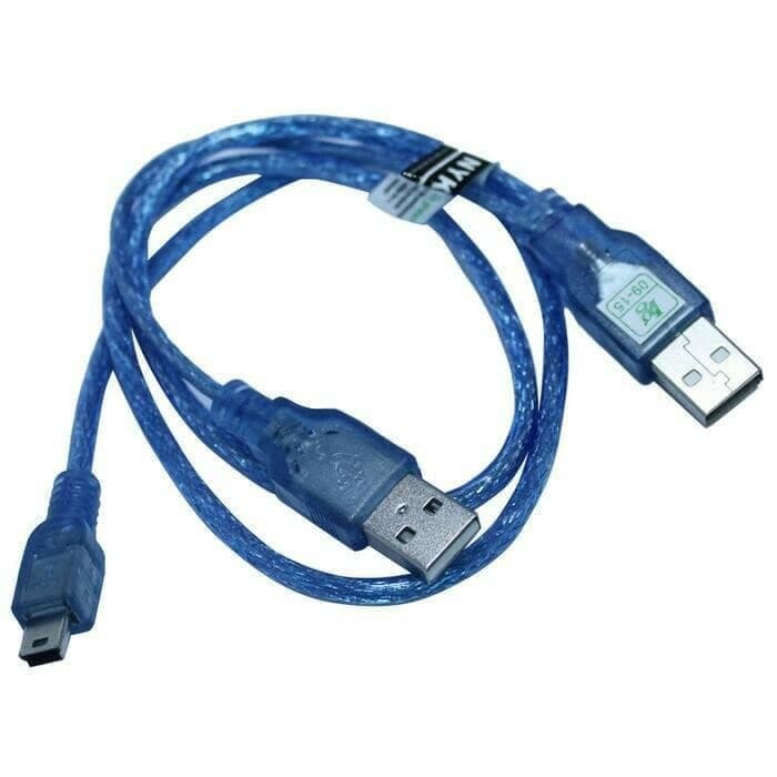 cable mini usb 5pin to usb splitter - kabel 5 pin to usb cabang