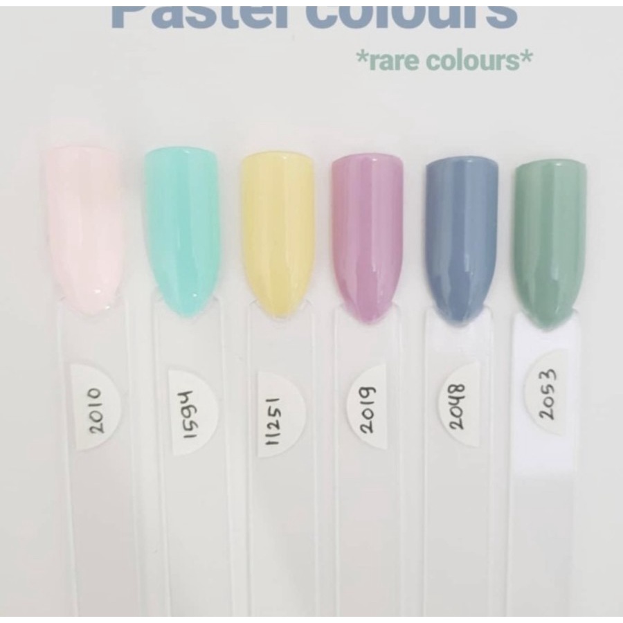 KUTEK GEL UV LED PREMIUM IMPORT WARNA PASTEL NAIL ART GEL TERBARU