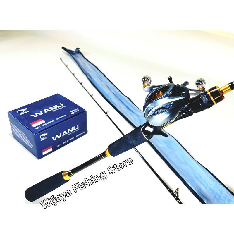 Set Joran BC Casting Oncak Baltic 180 dan Reel BC Fugu Wanu FREE PE