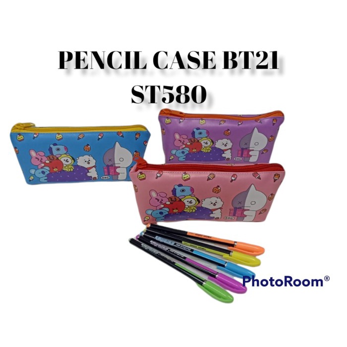 

Dijual Kotak Pensil Karakter Bts/Bt21 / Pensil Case Shintoeng / Pouch St580 Hemat