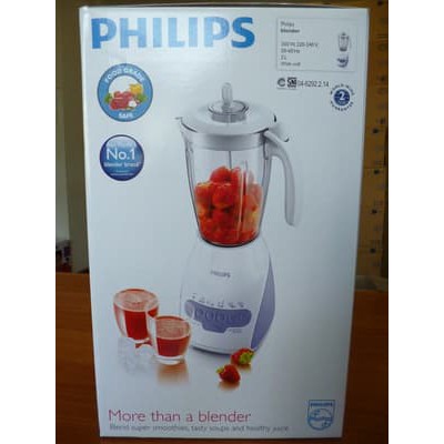 Blender Listrik Goblet Plastik Philips HR-2115