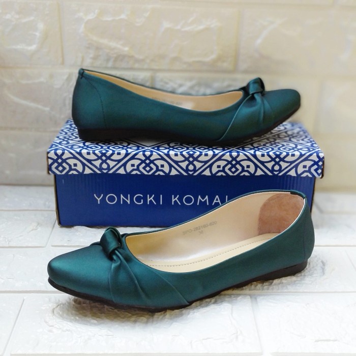 flatshoes Yongki Komaladi sepatu wanita - Hijau, 36