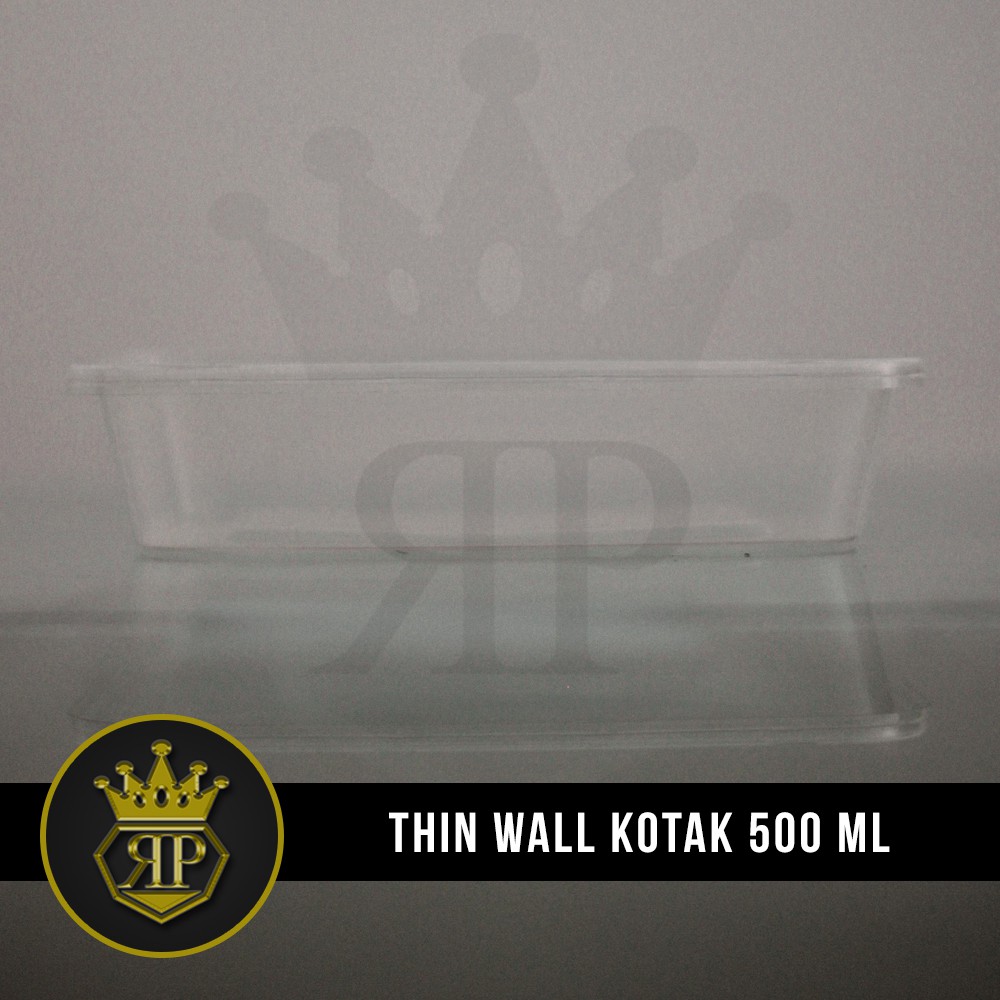 Thin Wall / Kotak Makanan / Tepak plastik 500ML