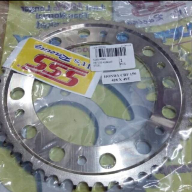 Gir gear belakang CRF ukuran 49 428 sss