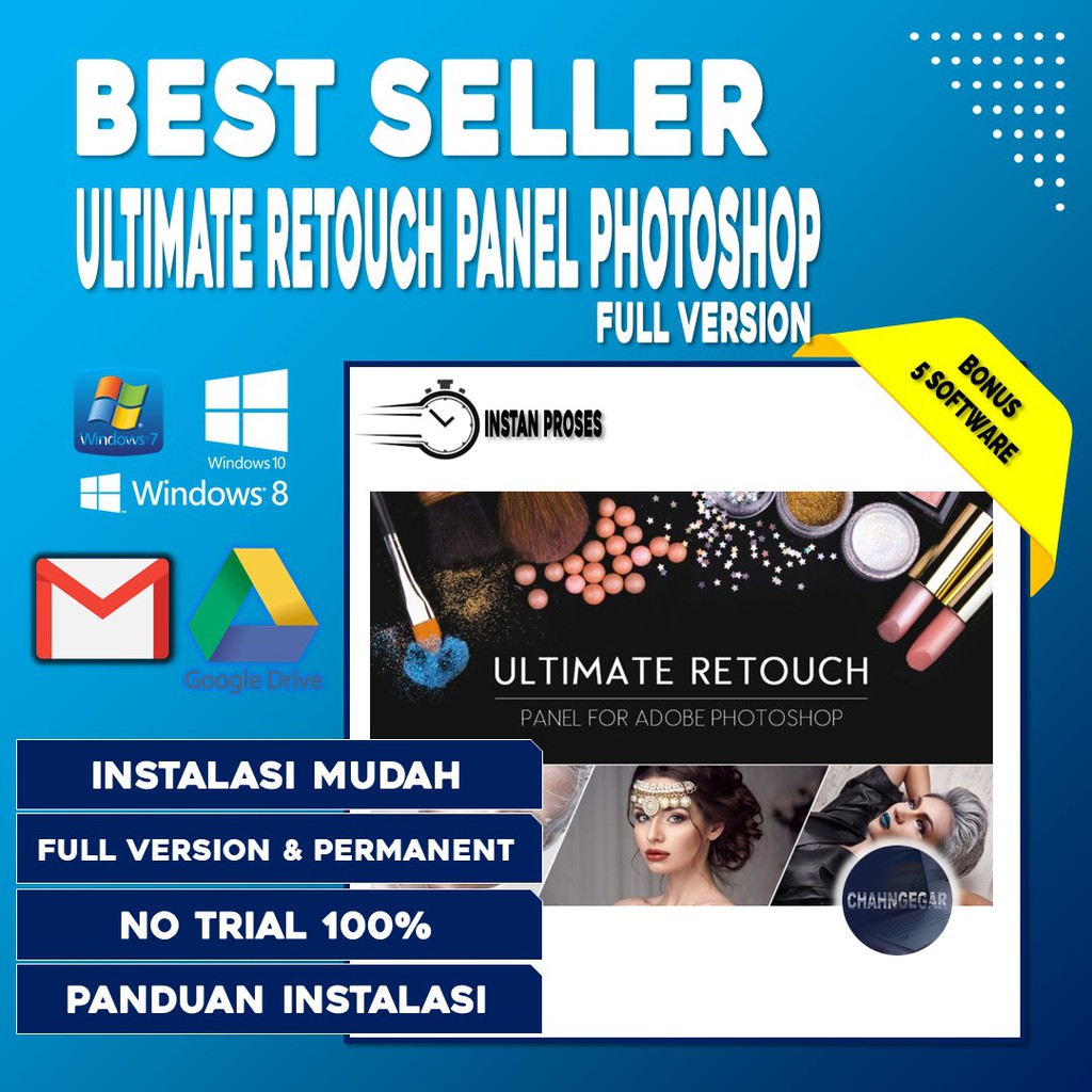 Ultimate Retouch Panel v.3.7 Photoshop Full Version |Software Program Edit Hasil Photograper Windows