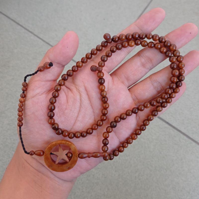 Tasbih 99 kaukah kokka Asli Bulan Bintang 5.5mm