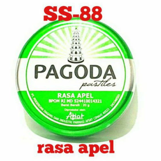 

PAGODA PASTILES ~ PERMEN RASA APEL