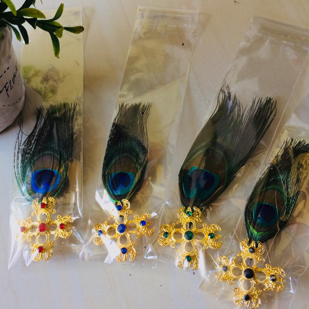 bros udeng cakra bulu merak