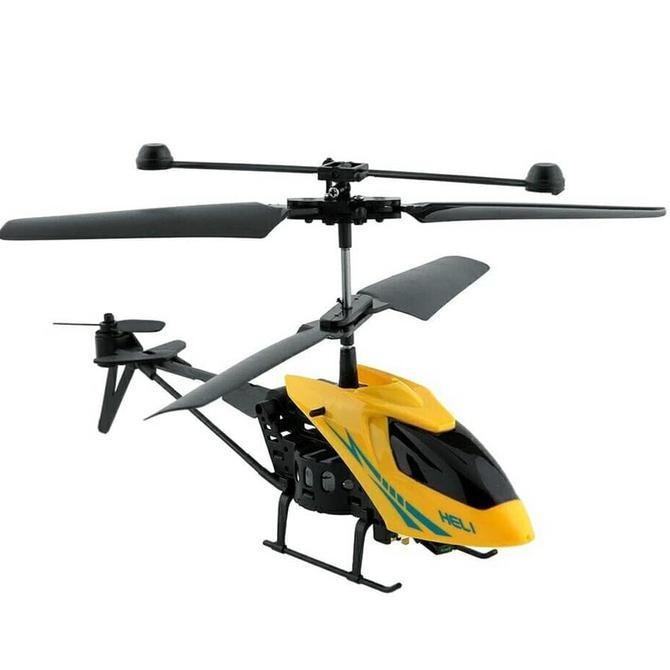 TERBARU  RC Helicopter 2.5CH Drone Helicopter Remot - Kuning