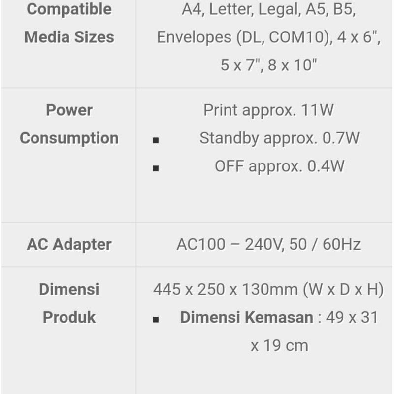 printer canon ip2770 ori