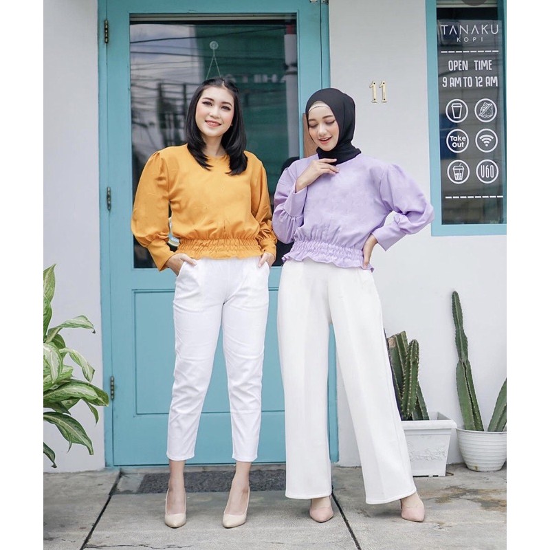 LUNE BLOUSE LENGAN BALON