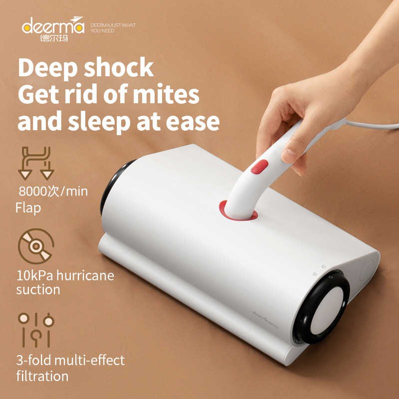 Deerma CM300 Anti Dust Mite Vacuum Cleaner Handheld Anti Tungau Sedot Penyedot debu CM 300 Xiaomi 10000Pa Hemat Listrik Low Watt Menyedot Sedot Rambut Debu