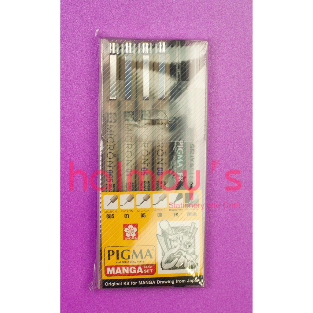 

DRAWING PEN SAKURA PIGMA MANGA BASIC SET