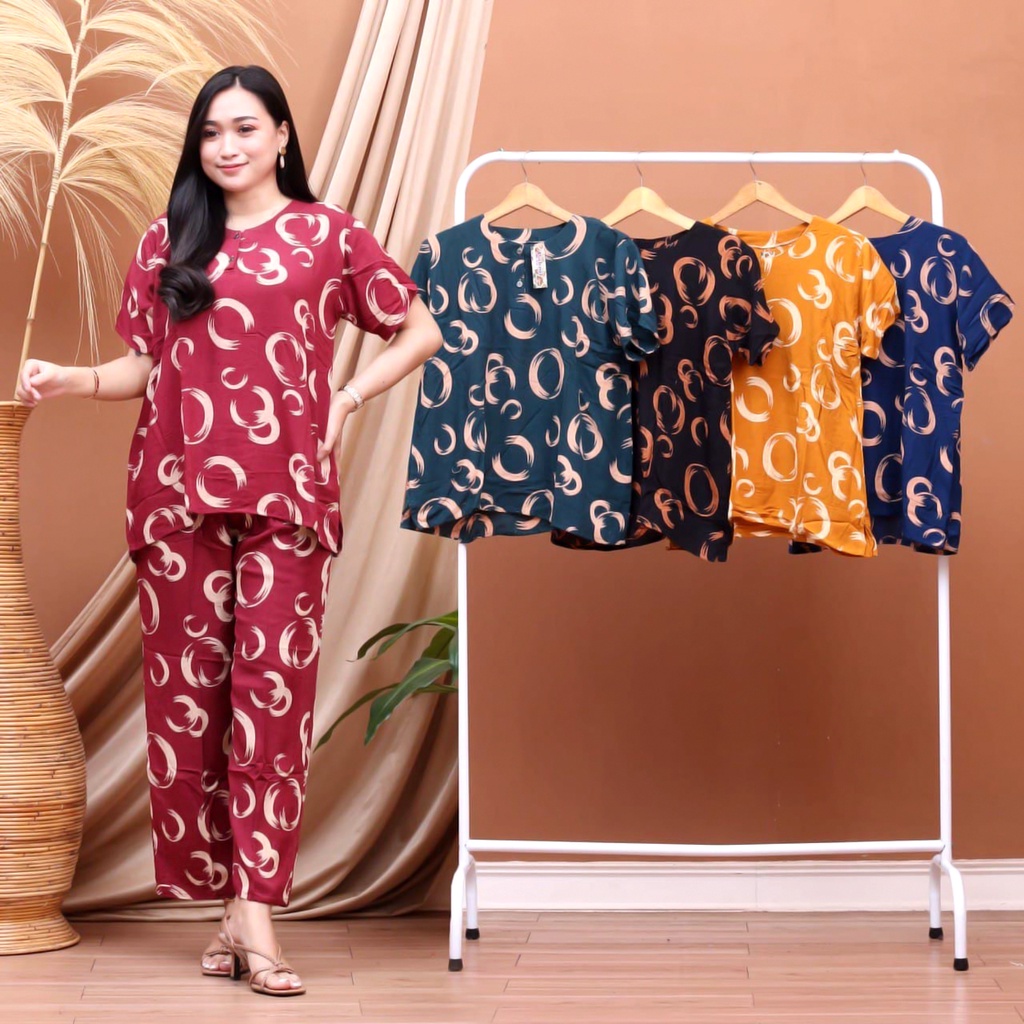 BAJU TIDUR SETELAN WANITA KEKINIAN ( CP ABSTRAK CP RASTA BLASTER FAZILA RINS TINNI GELIS AMINA DENADA BULAT CABUTAN ) BUSUI BUMIL-CP RINS CABUTAN