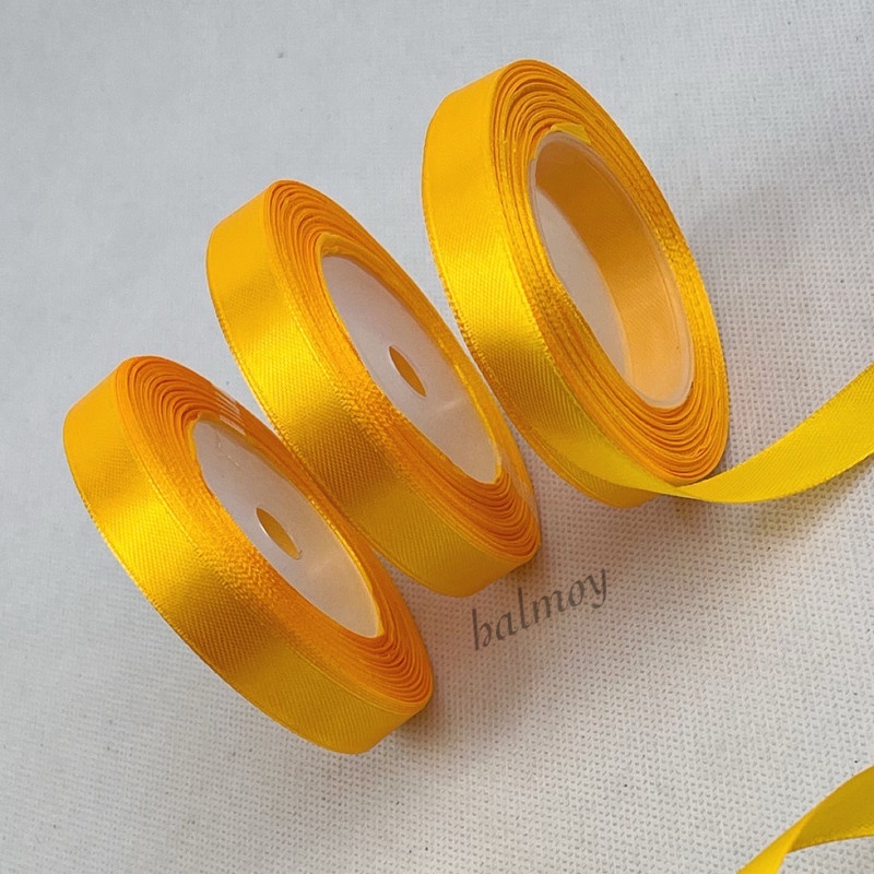 

PITA SATIN KAIN 1/2 INCI 12 MM WARNA KUNING TUA #016