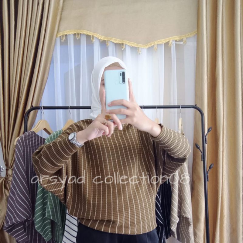 OVERSIZE BLOUS RAJUT KALONG JUMBO KNIT IMPORT