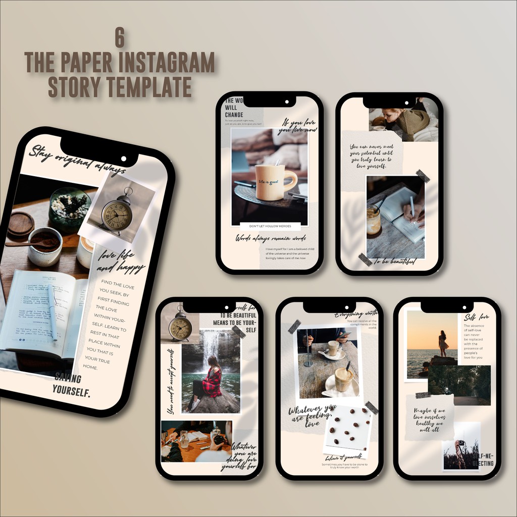 

Instagram Story Template - The Paper