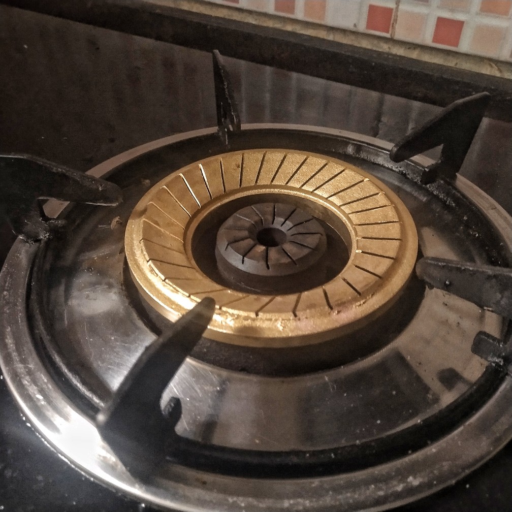 Burner Kuningan Winn Gas Kaca W 508 Kanan Besar W508