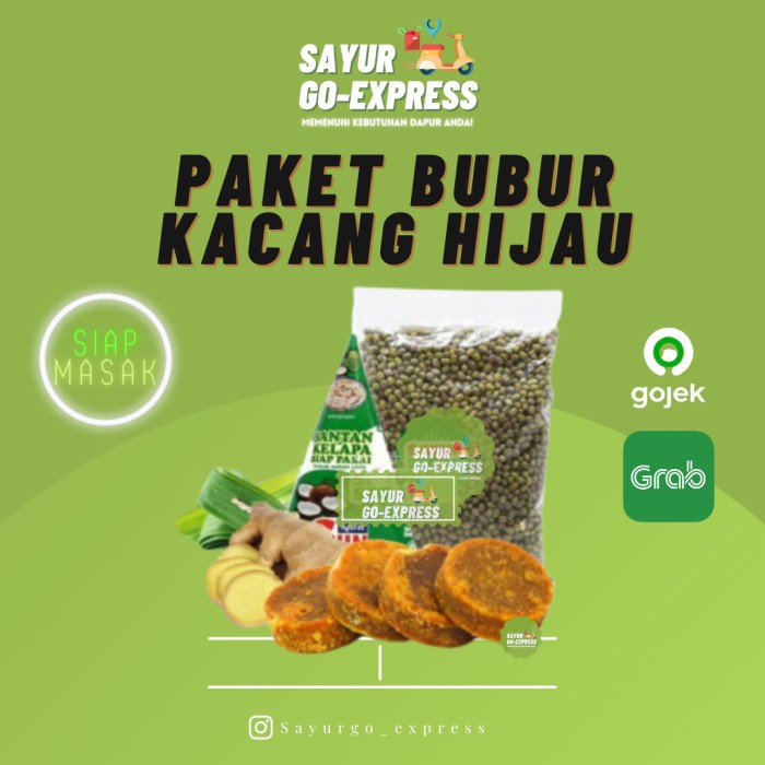 

Paket Siap Masak Bubur Kacang Hijau 5-7 Porsi