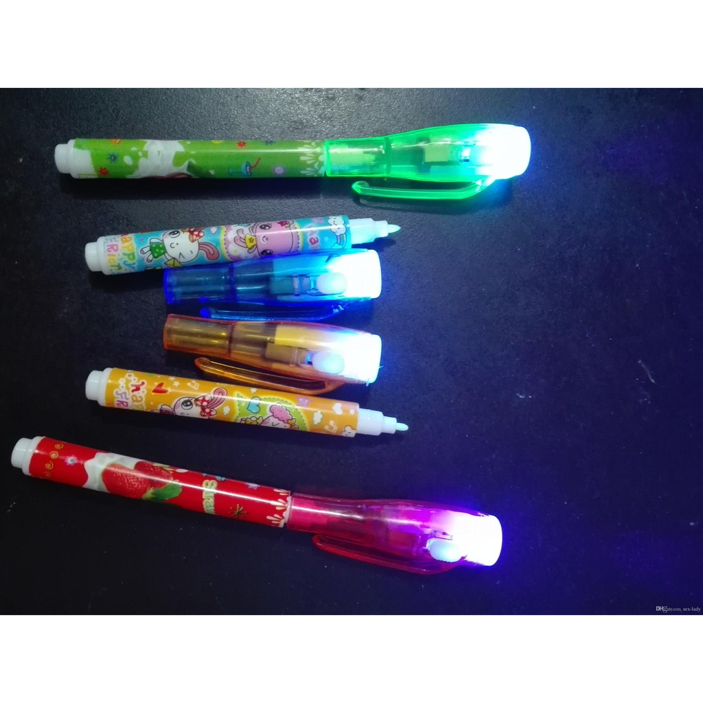 SLS89 Invisible Pen Pulpen Ajaib dengan Sinar Ultraviolet/Pulpen Unik/pen unik