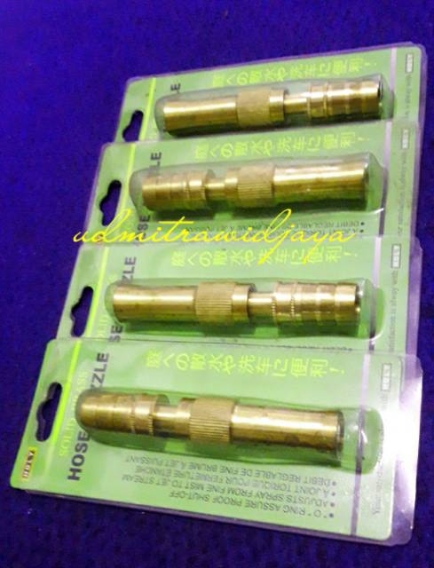 HOSE NOZZLE / SEMPROTAN AIR MODEL LURUS BAHAN KUNINGAN