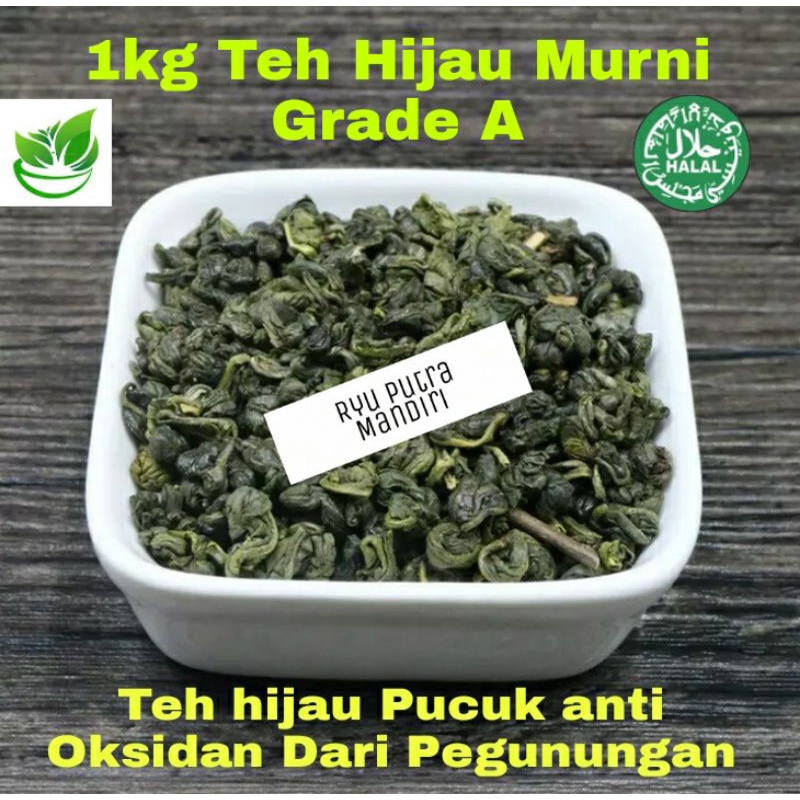 

GreenTea / Teh Hijau Pecco Kualitas Super Teh Pucuk Peunungan 50gram / 200Gram