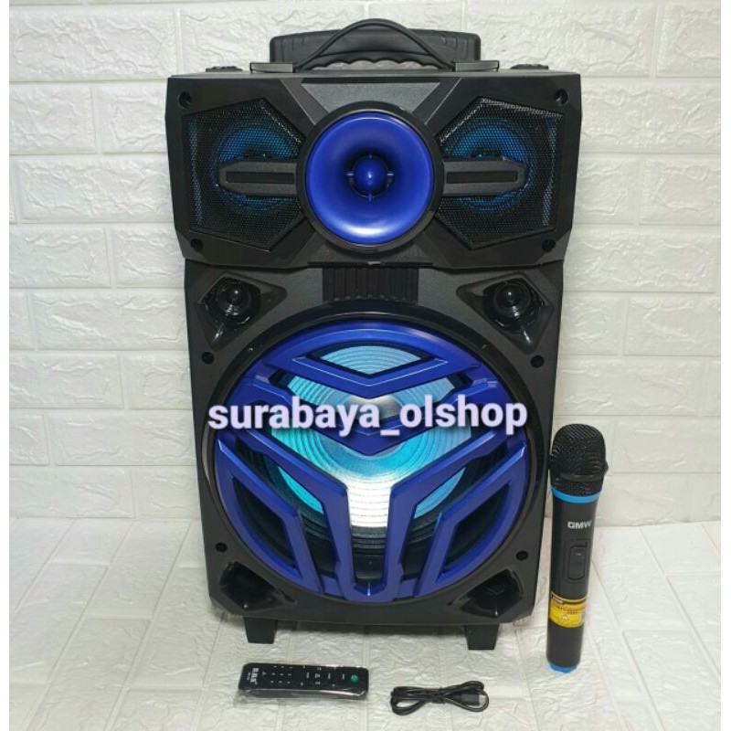 Speaker Portable GMC Teckyo 779D Bluetooth Karaoke Super Sound
