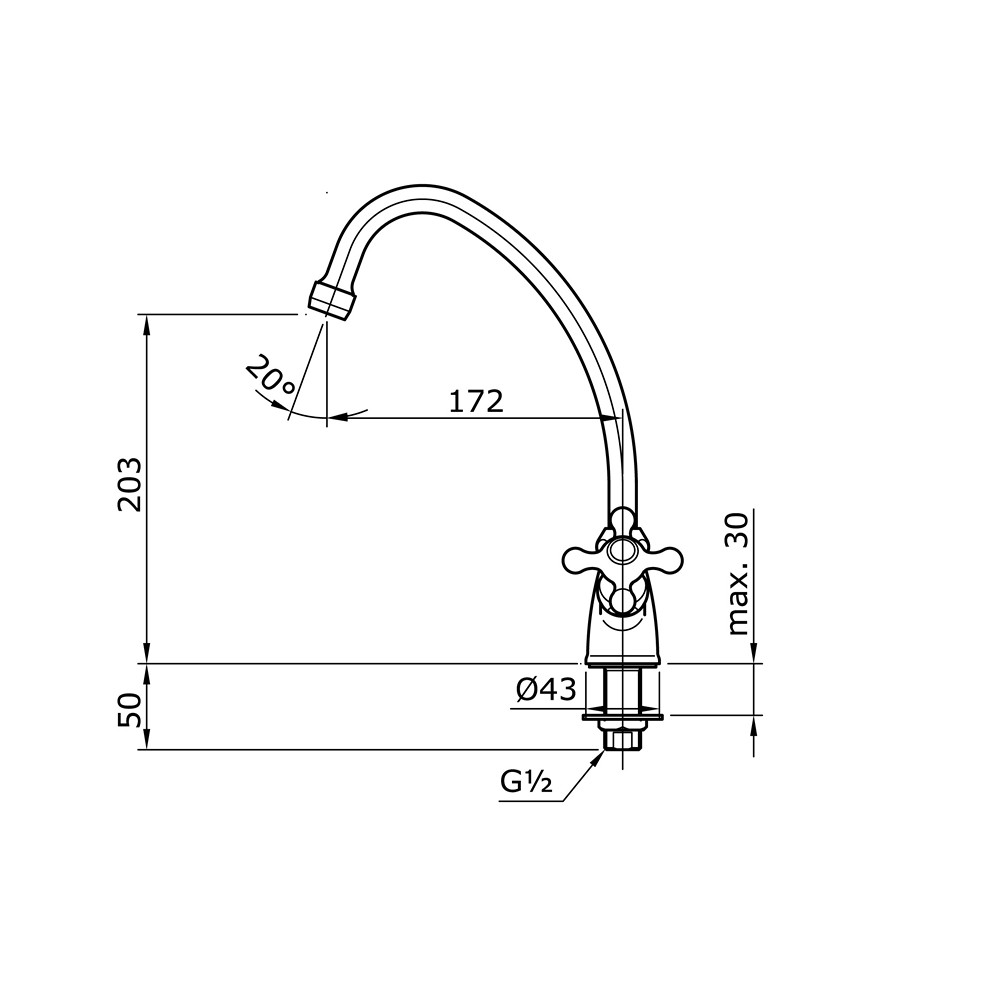 KRAN SINK TOTO TX 603 KCS