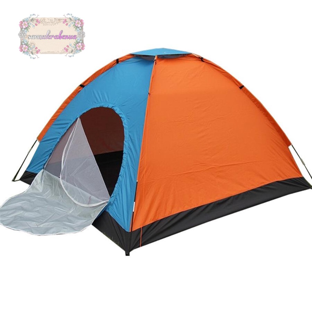 RT106 Tenda Camping outdoor indoor kapasitas 2-3 orang ukuran 2m x 1,5m SB3549