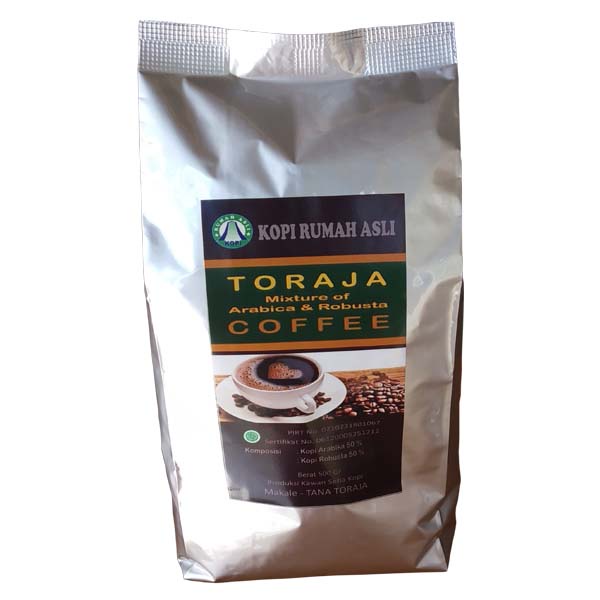 

Kopi Toraja Blend Robusta Arabica 500 gr