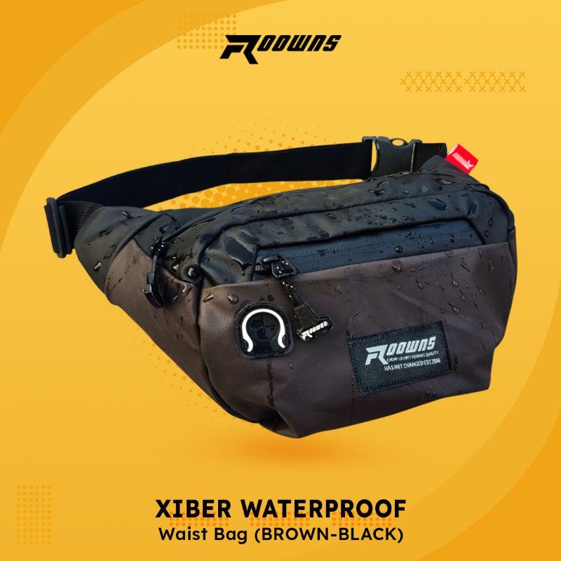 Tas Waistbag Pria Tas Pinggang Waterproof Premium Roowns Xiber