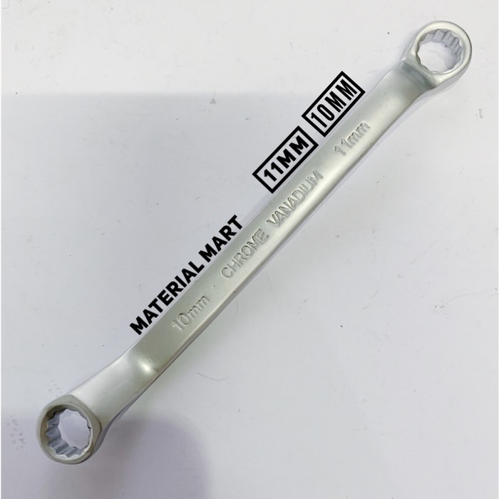 Kunci Ring 10 mm | Double Offset Ring 11mm | Kunci Dobel Ring 10mm 11 | Material Mart