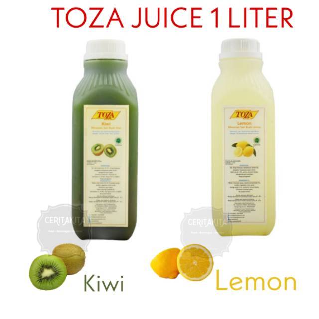 Juice TOZA 1 Liter ( kiwi, lemon, lime unsweet)