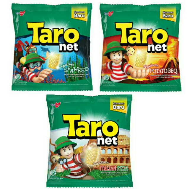 

Taro Net 32gr - Pizza/ Seaweed/ Barbeque