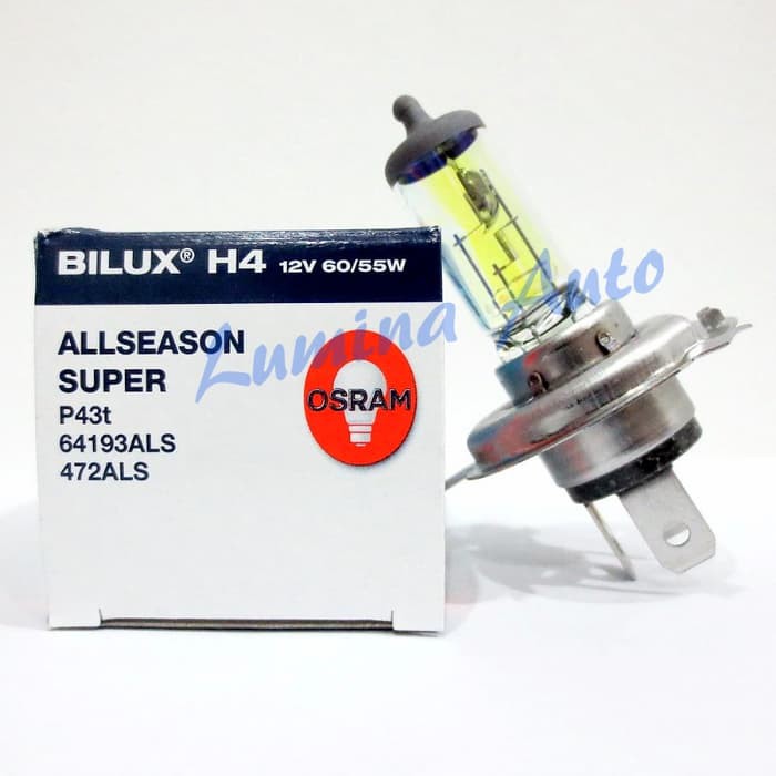 Lampu Mobil OSRAM All Season Super  ALS  H4 60 55 Watt Limited
