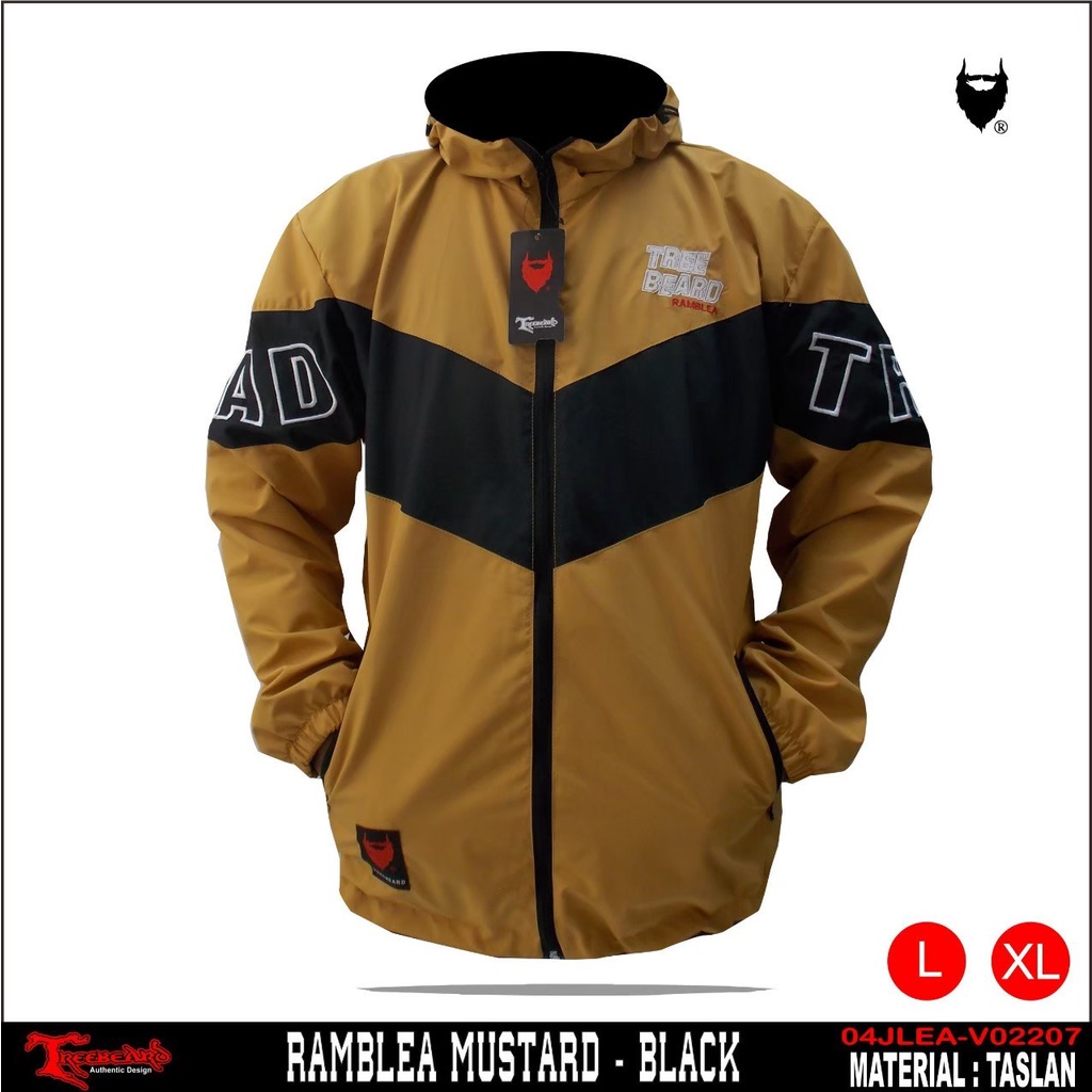 TURUN HARGA ! Ramblea Jaket Outdoor Hoodie Pria Treebeard / Jaket Anti Air / Jaket Gunung / Jaket Motor