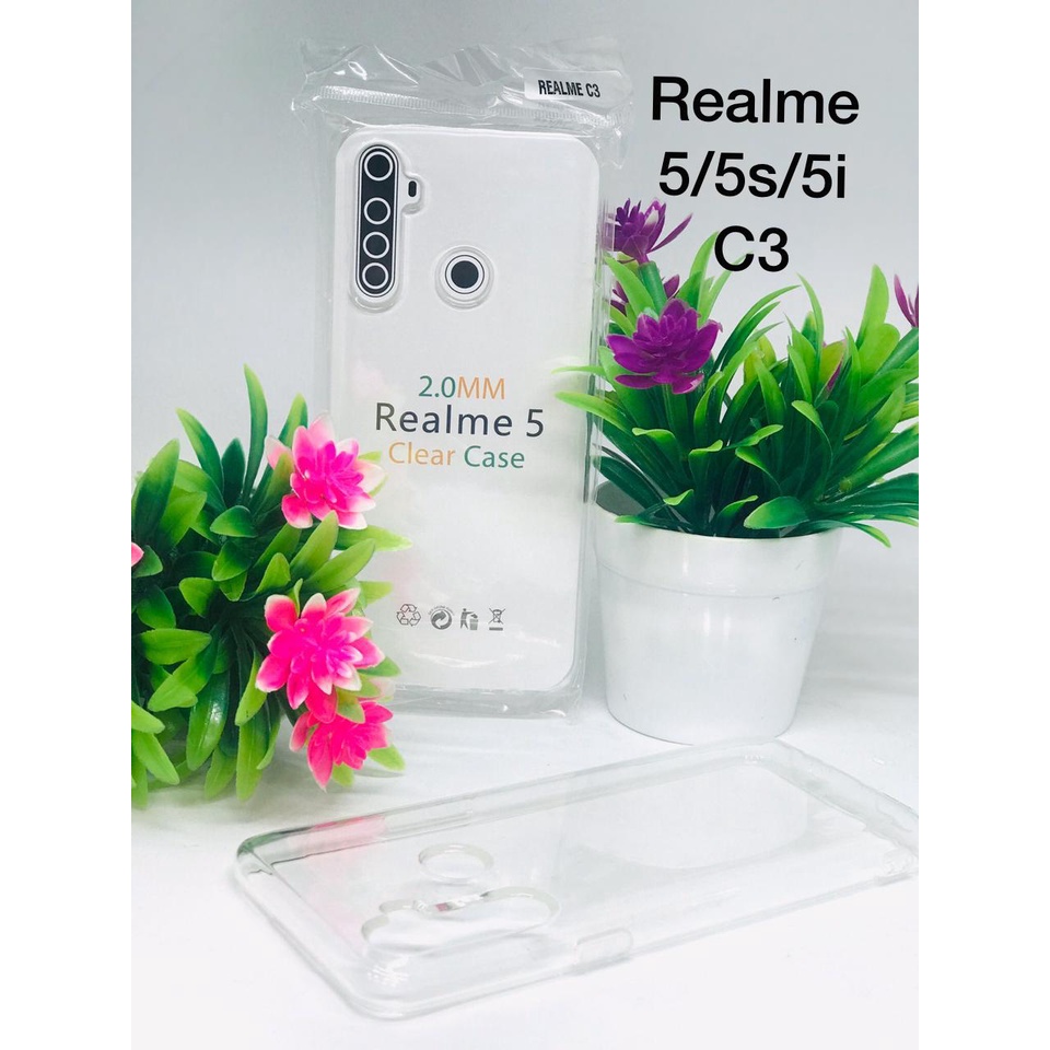 SOFTCASE CLEAR HD 2MM Realme C12 Realme C15 Realme C20 Realme C21Y Realme C31 Realme 8 5G Realme Narzo 50A  REALME C33 REALME C31 REALME 7i/C17  REALME 7/Narzo 20 Pro REALME 5/C3