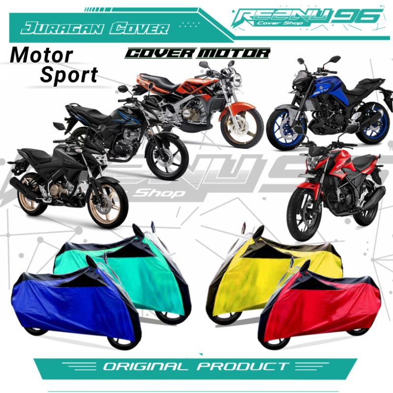 Body Cover Motor NinjaR Vixion Verza Cb150r Mt15 Megapro Tiger Scorpio Cbr Sarung Motor Sejenisnya