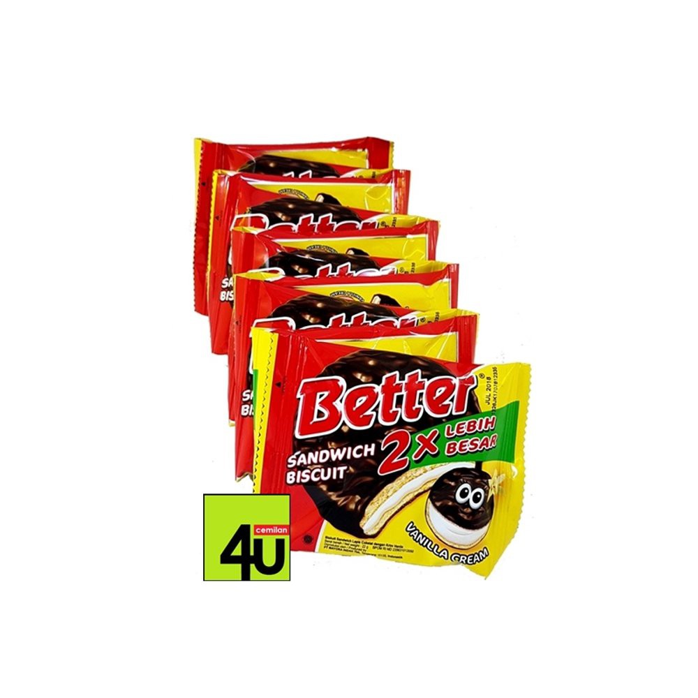 

Ready Stok Better Biskuit Sandwich 10x22g [SALE]off40%